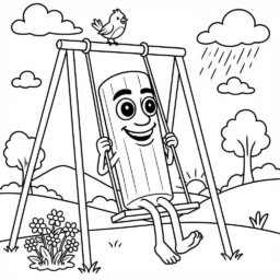 Desenho do Tung Tung Tung Sahur para colorir