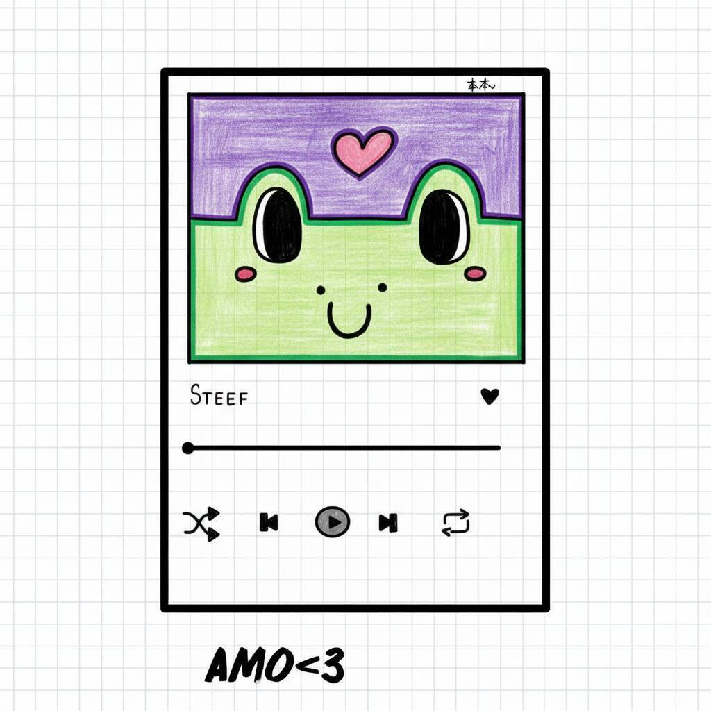 Desenho fácil de um sapo com coração para colorir