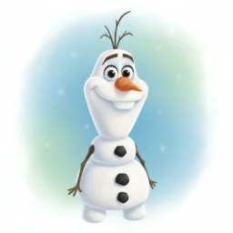 Olaf, o Boneco de Neve Divertido para colorir